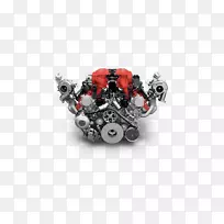 引擎2017法拉利488蜘蛛法拉利有限公司。2016法拉利488 GTB-涡轮发动机