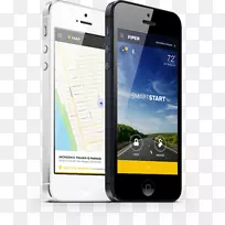 汽车警报器远程启动遥控安全警报和系统智能手机远程启动