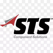 STS航空集团公司LOGO STS组件解决方案，LLC品牌图形设计.STS拖车部件