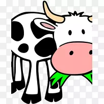 牛牛夹艺术熊猫牛看！农场动物图形.我的世界奶牛壁纸动物