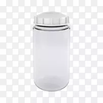 食品储存容器盖子梅森罐产品设计.带盖的塑料小瓶