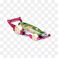 汽车热轮压铸玩具塑料0-紫色道奇漂移贴花