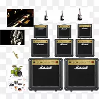 吉他扩音器乐器配件产品马歇尔扩音器-雷鬼音响系统