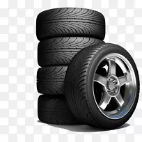 福特汽车公司汽车轮胎汽车修理厂轮胎堆叠