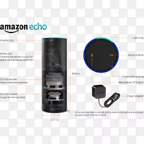 Amazon.com亚马逊回声(第一代)AmazonAlexaAmazon回声加上智能扬声器-建立家庭音响系统