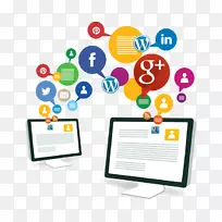 社交媒体营销数字营销搜索引擎优化网站-社交媒体整合