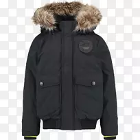 Vingino达米姆冬季夹克军，尺码：10英寸，绿色外套罩，带兜帽的帕卡男孩皮夹克