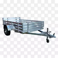 通用拖车制造公司平板车-封闭式工具拖车