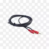 同轴电缆扬声器电线电缆音频连接器