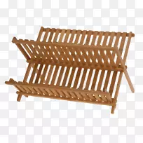 盘式德鲁伊普立克厨房餐具全竹制可折叠餐具架，超大容量最大储藏量，美观耐用的竹碟架。