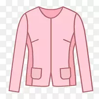 肩部外装袖粉红色m-香奈儿夹克