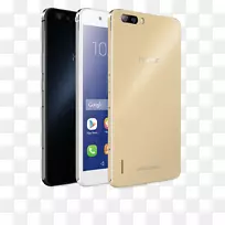 华为荣誉4倍智能手机华为荣誉6加32 GB 4G lte黑色解锁-华为设备