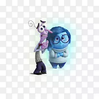 Riley Bing Bong悲伤Pixar图像-恐惧悲伤