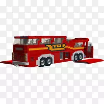 消防处乐高产品设计车辆-巴士乐高指示