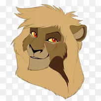 狮子攻击泰坦Mikasa Ackerman Eren Yeager绘图-狮子
