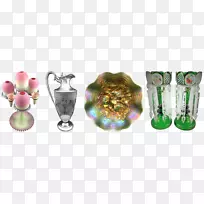 耳环玻璃艺术福康桥古董和礼品装饰艺术装饰摩尔克罗夫特陶器灯