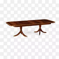落叶桌，餐桌，家具，椅子，桃花心木餐桌