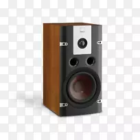 丹麦吸音扬声器工业声学扬声器外壳计算机扬声器胡桃木成品