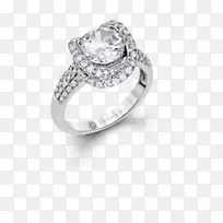 订婚戒指-美丽的钻石戒指