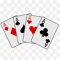 魔术：收集剪贴画玩开场白-桥牌游戏