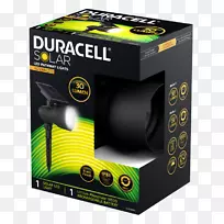 Duracell太阳能保安发光二极管Duracell gl044cbdu路灯15流明-Duracell手电筒