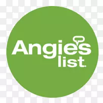 LOGO Angie‘s List计算机图标服务品牌-停车场屋顶