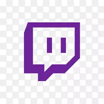 Twitch.tv流媒体YouTube标志PlayStation 4-捐赠标志抽搐