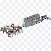 自动化仓库包装和贴标机工厂自动化仓库