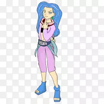 手指头人体剪贴画插画鞋-Gaga Alejandro女士