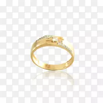 耳环，结婚戒指，钻石首饰.蒂芙尼铺路钻石戒指