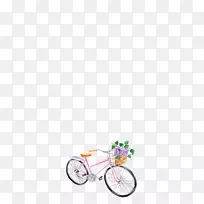 自行车车架设计水彩画.自行车水彩画