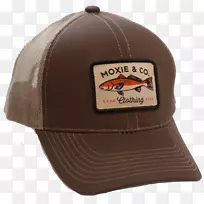 棒球帽卡车帽棕色渔网帽