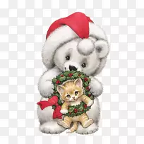 圣诞老人圣诞日剪贴艺术圣诞卡，小精灵在货架上古老的冬日雪人场景。