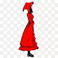 小红帽剪贴画服装设计-小红帽服装