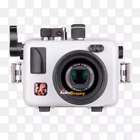 佳能PowerSpot G7 x Mark II 20.1 MP紧凑型数码相机-1080 p佳能g7x带佳能防水外壳和32 GB水下摄影相机-佳能g7x标记2