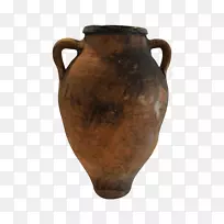 花瓶陶瓷陶器缸美化橄榄罐