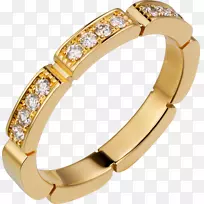 钻石结婚戒指亮克拉-金戒指14
