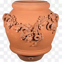 陶瓷瓶陶器花盆托斯卡纳橄榄罐
