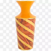 乔纳森·阿德勒香蕉芽花瓶乔纳森·阿德勒孔雀石扭转花瓶橙色家居用品室内设计服务现代粘土花瓶