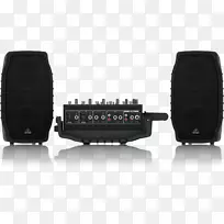 传声器Behringer Europort ppa2000bt公共广播系统.剧院音响系统混频器