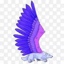印第安纳大学花镇学院蓝色学校-紫色翼狼画