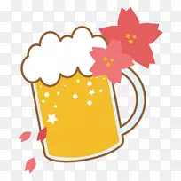 哈纳米插画剪贴画樱花