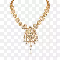 项链，耳环，刺绣，缎纹，饰物，吊坠.海得拉巴神庙珠宝
