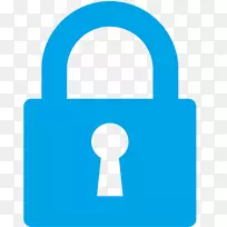 锁定插图图像计算机图标绘图-访问我的帐户