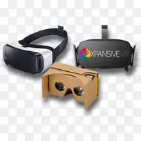 三星齿轮VR Oculus裂缝虚拟现实耳机Oculus VR-虚拟现实耳机