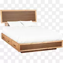 木平台床家具卧室自定义木材桌波特兰