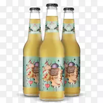 啤酒瓶姜啤酒汽水有机食品越南嫩椰子水