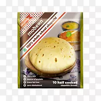 帕罗塔kulcha roti印度料理面包-chapati全麦面粉