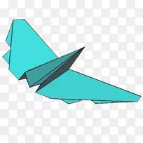 折纸飞机飞得很远的纸飞机