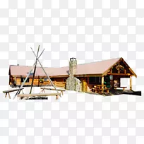 不列颠哥伦比亚省的小木屋湖木屋